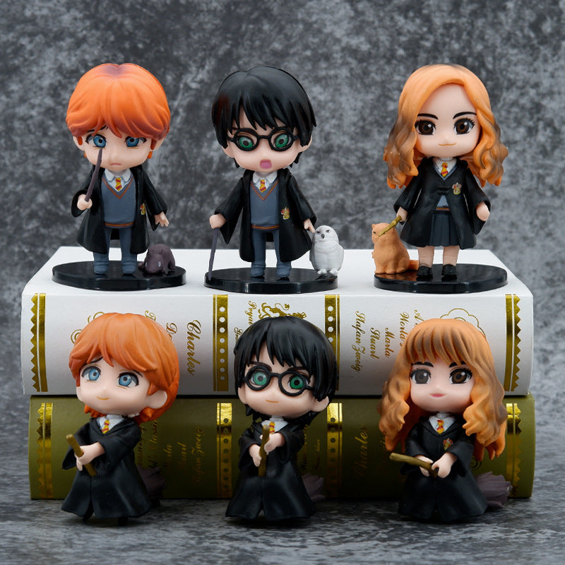 Figura Acción Harry Potter 6piezas 10cm - ShoppBolivia