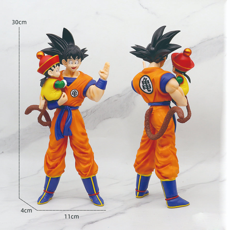 Figura Goku padre e hijo Dragon Ball Z 30cm - ShoppBolivia