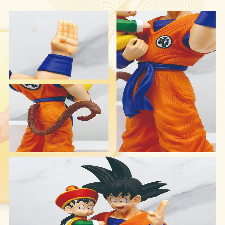 Figura Goku padre e hijo Dragon Ball Z 30cm - ShoppBolivia